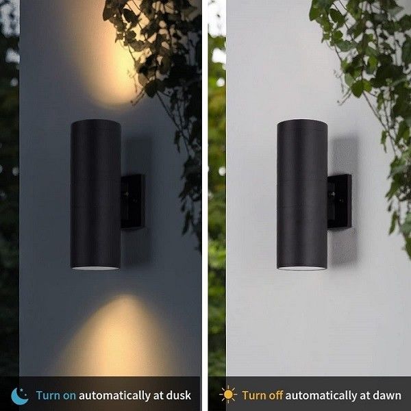 Matte Black LED Cylinder Light