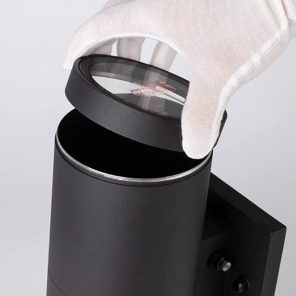 Matte Black LED Cylinder Light