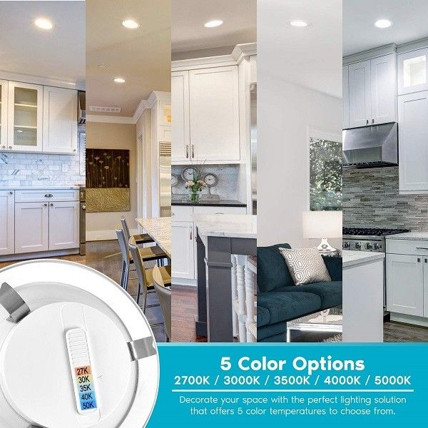 Ceiling Color Changing LED Flush Mount Light 10W 4 Inch 750lm For Bedroom