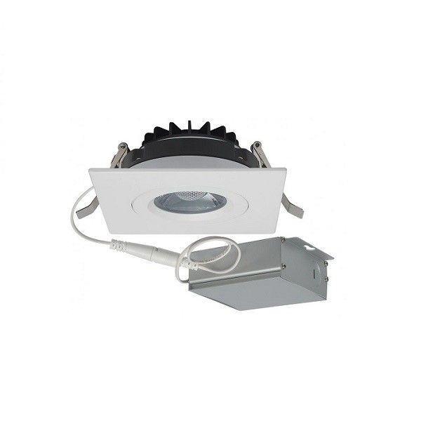 Indoor White Dimmable LED Downlights 4 Inches AC12V  60Hz Square COB